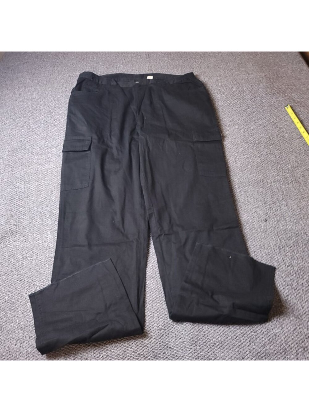 Boulder Creek Cargo Pants Mens 42 x40 Big Tall Black Khaki Chino Cotton